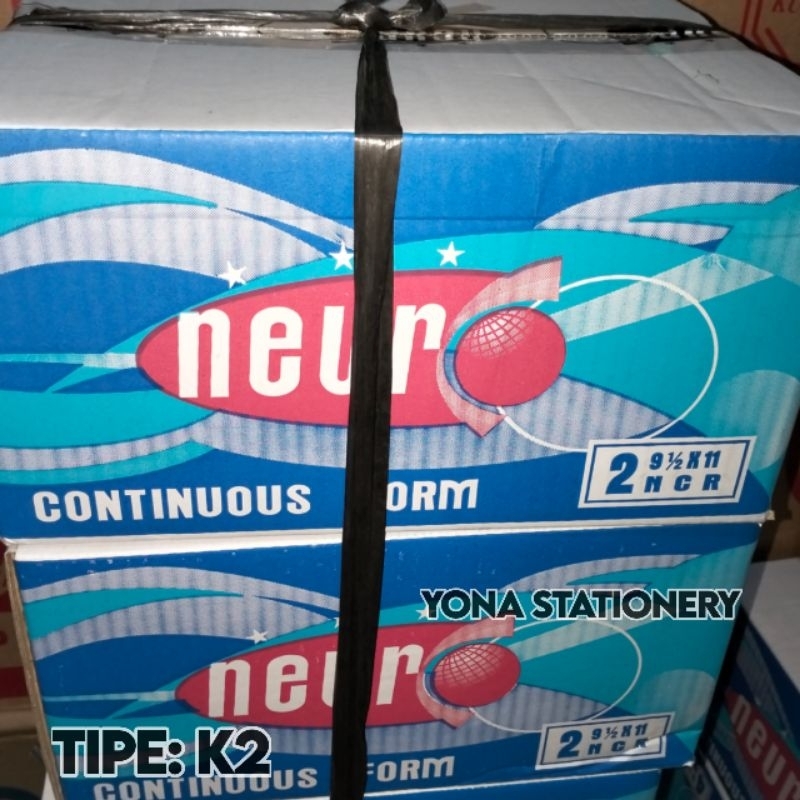 

NEURO - CONTINUOUS FORM 2 PLY 9 1/2"×11 NCR (K2 tidak bagi 2)