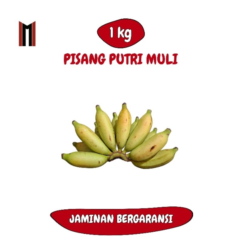 

1KG PISANG PUTRI/MULI ASLI PEGUNUNGAN PATIAYAM