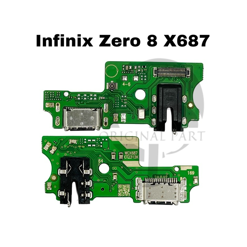 Papan Cas / Pcb Cas / Conector Cas Infinix Zero 8 X687