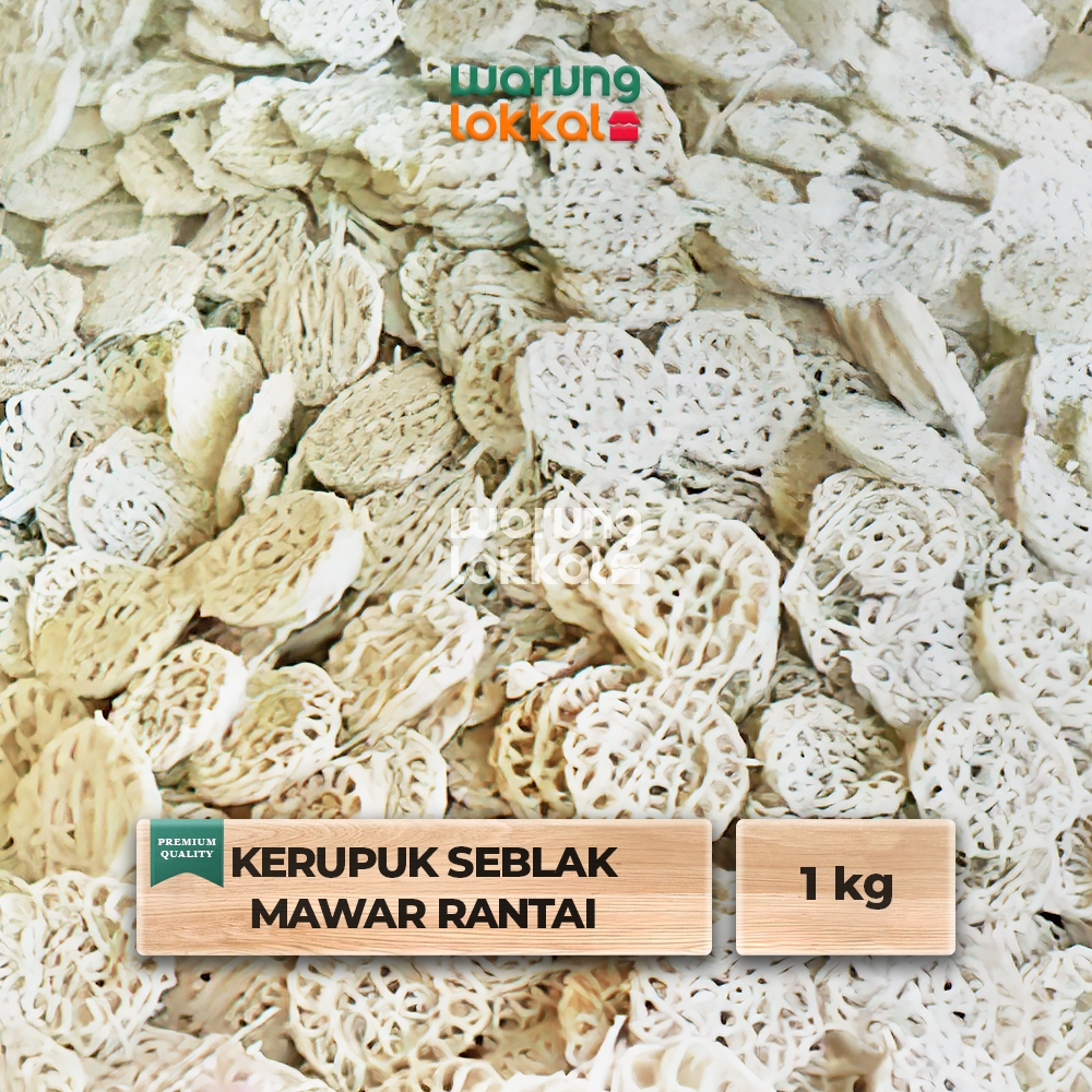 

Kerupuk Seblak Mawar Rantai Jumbo 1kg - Warung Lokkal