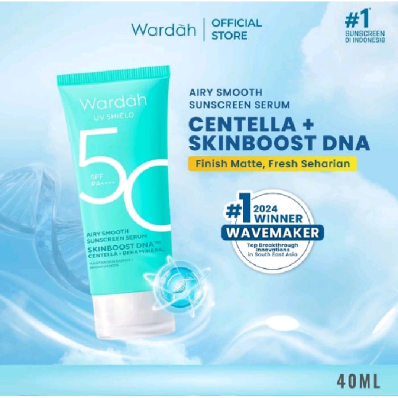 Sunscreen Wardah Spf 50 /Airy Smooth Sunscreen Serum
