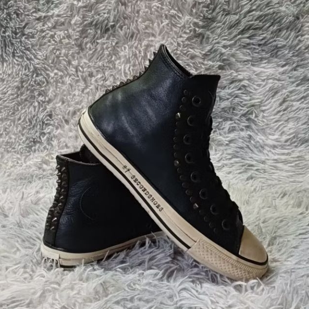 CONVERSE X JOHN VARVATOS STUDDED LEATHER HI