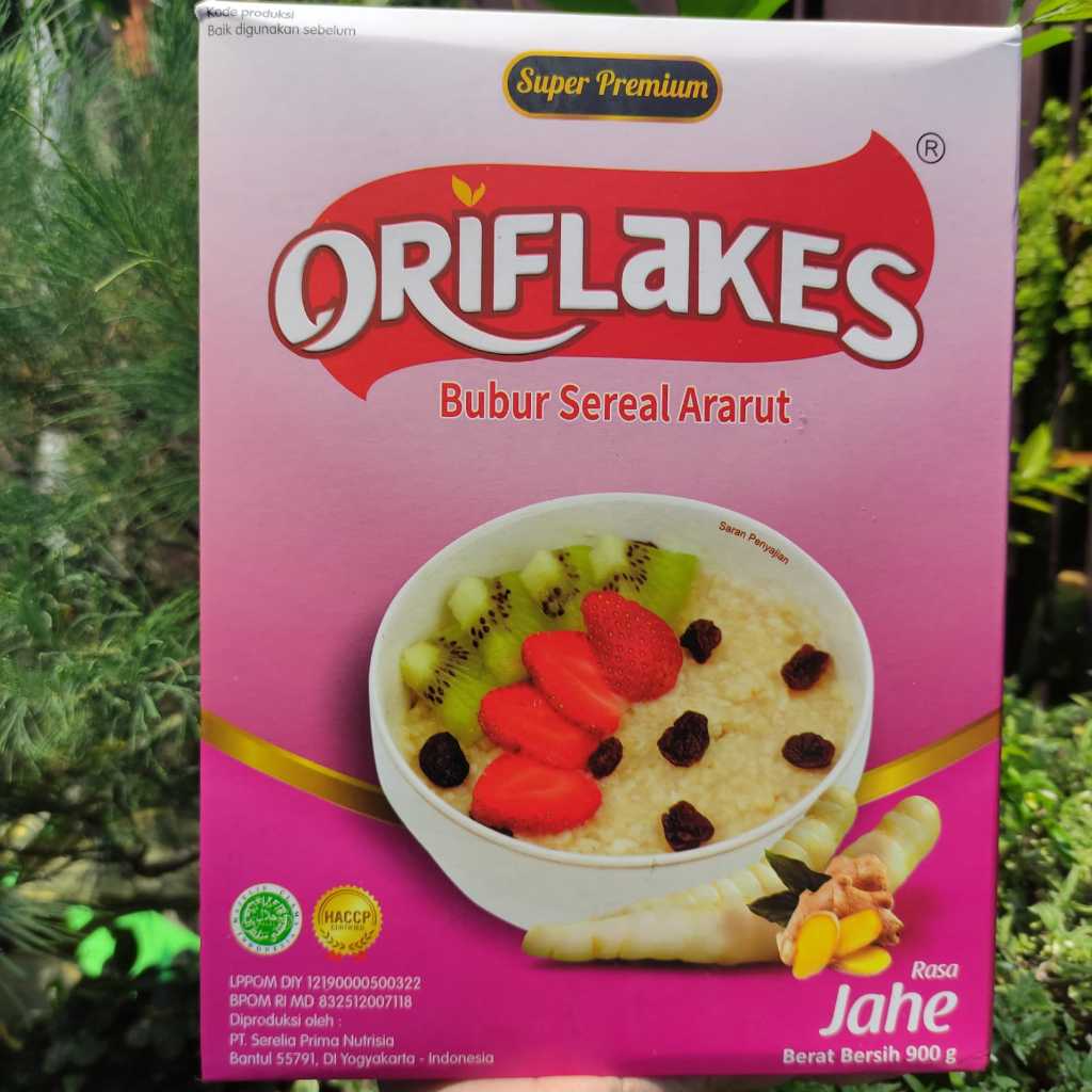 

Oriflakes Gastro 900 Gr Original Sereal Umbi Garut Rasa Coklat Jahe Vanila Asam Lambung Maag Gerd