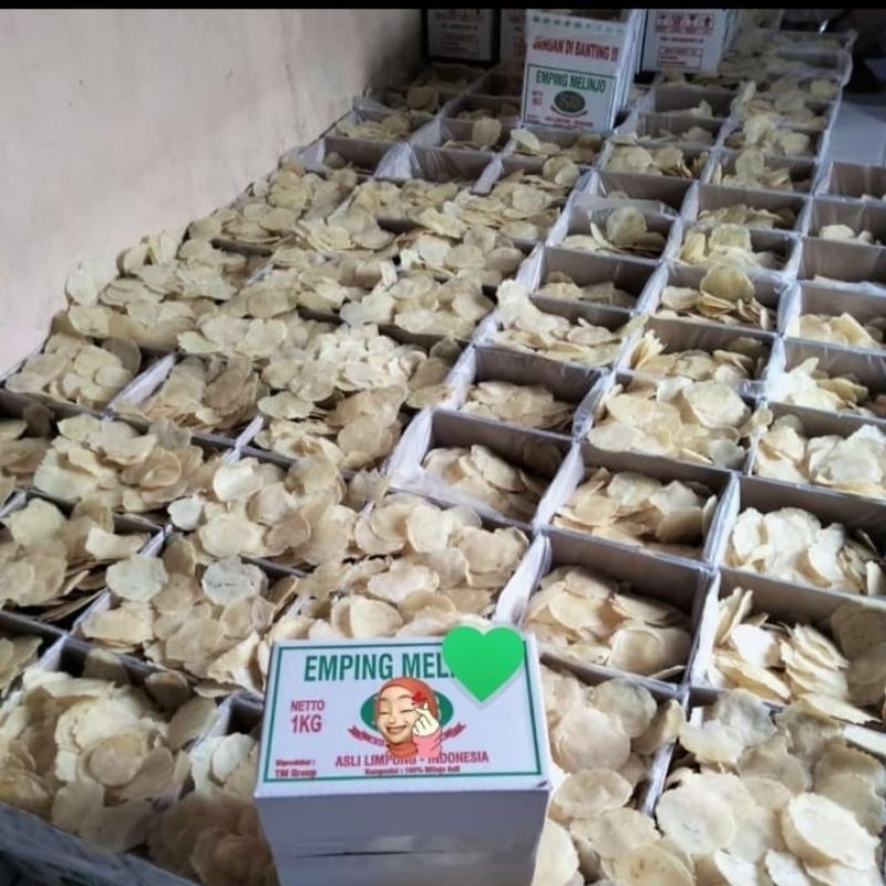

Emping Melinjo Super Asli Limpung (Mentah) – Renyah, Gurih, & Berkualitas Premium – Kemasan 1KG