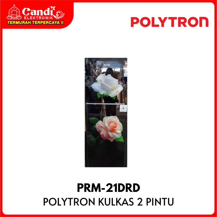 POLYTRON Kulkas 2 Pintu Kapasitas 210 Liter PRM 21 DRD PRM-21DRD