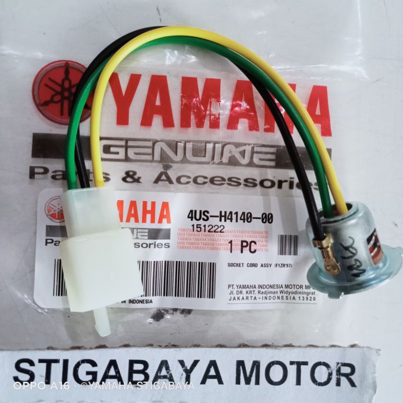 socket lampu depan F1ZR original fiting lampu depan F1ZR original