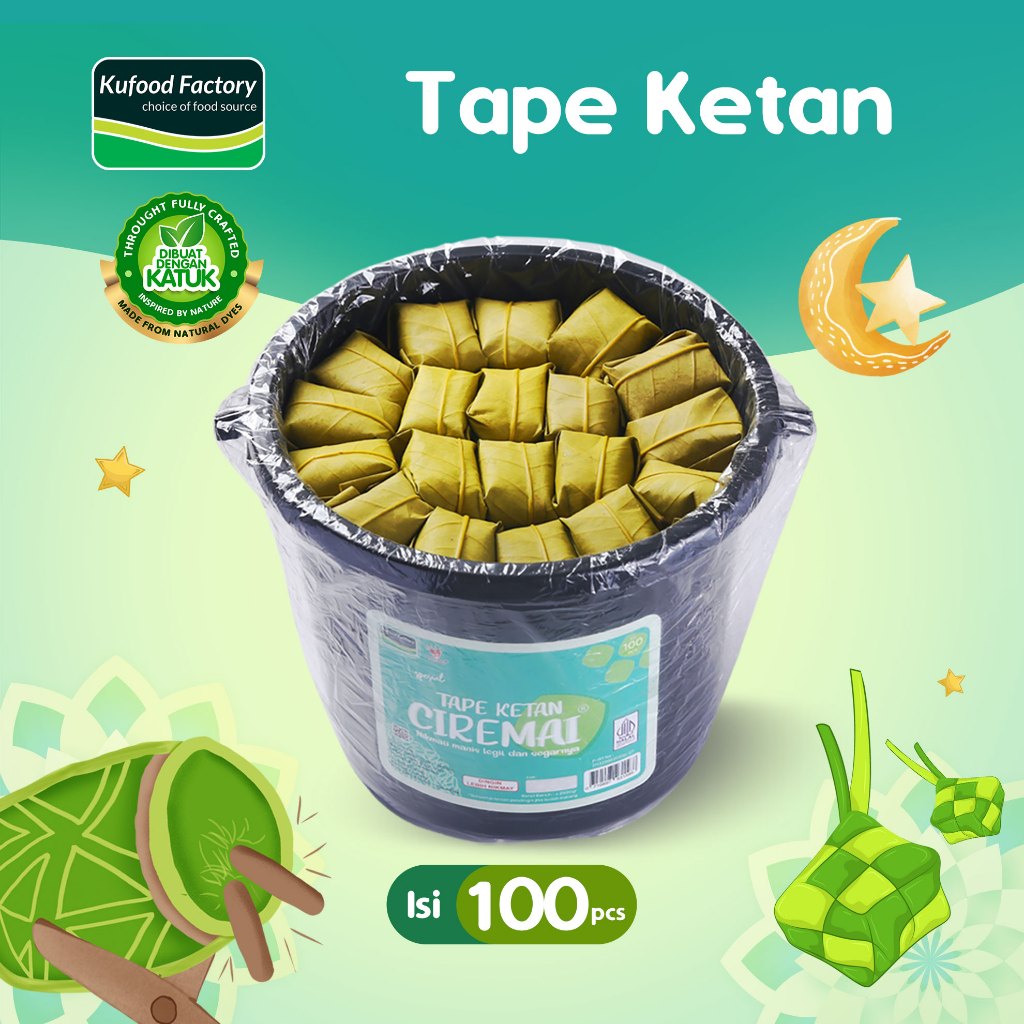 

Kufood Factory Tape Ketan Ciremai isi 100 Fresh & Legit