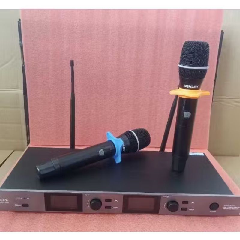 Mic Wireless Ashley MCR 168 MCR168 Original ASHLEY