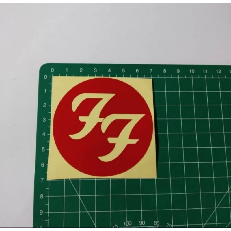 

stiker cutting foo fighters