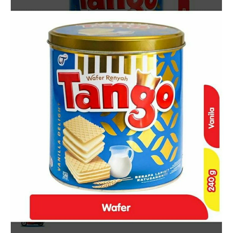 

TANGO WAFER VANILA MILK KALENG 240G