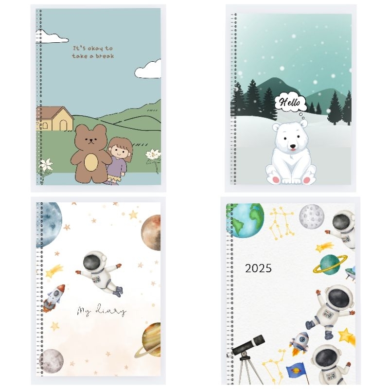 

Notebook Diary Journal A5 Aesthetic Custom Nama