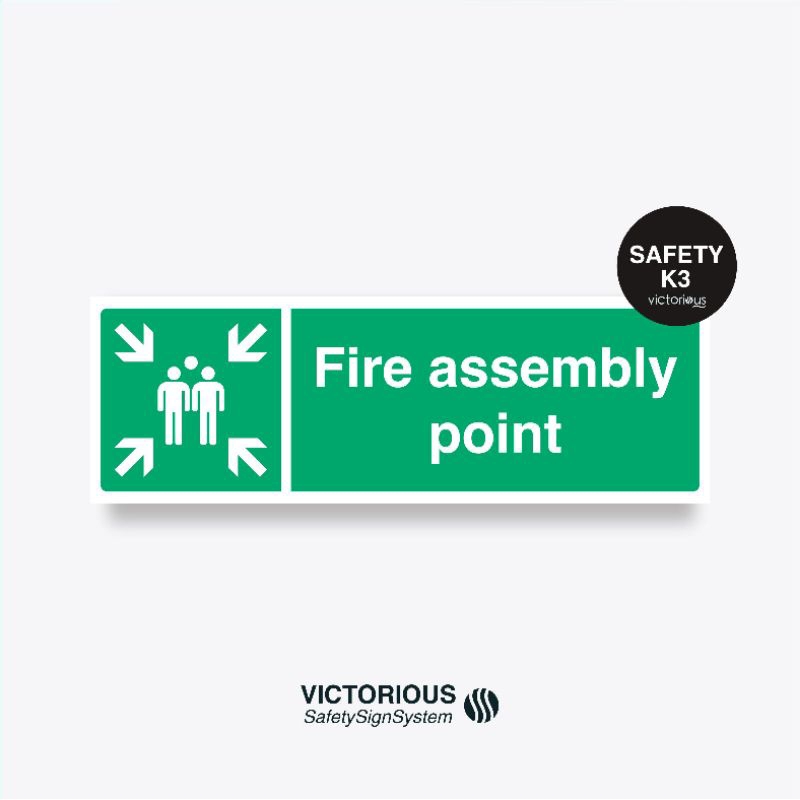 

Sticker Safety K3 Fire Assembly Point Stiker Vinyl Tahan Air