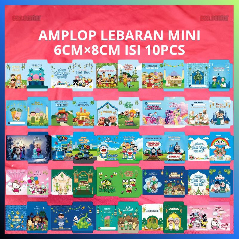 

Amplop lebaran MINI 6cm×8cm isi 10 / Amplop Lebaran Islami Masjid Arab Kartun / Amplop Lebaran MINI Isi 10