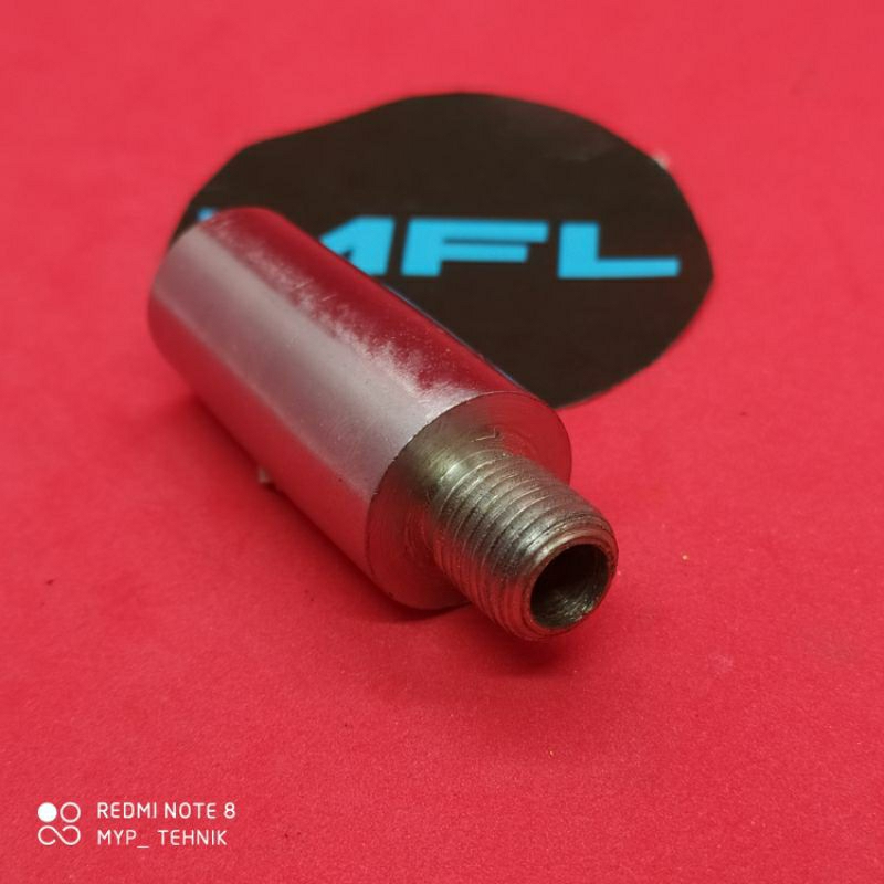 Nepel Sambungan Peredam OD 13 mm putih