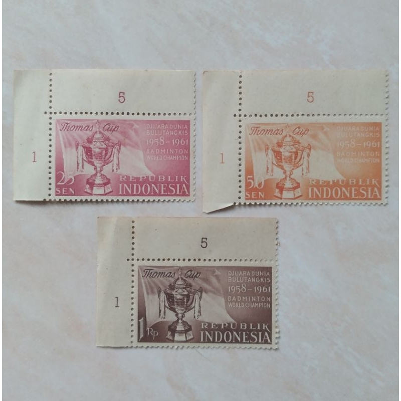 

Perangko Prangko Kuno Set Lengkap Seri Thomas Cup 1958 Mint - YN2171
