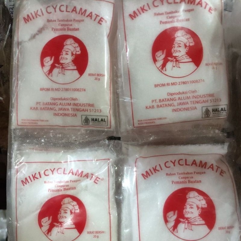 

SARI MANIS CAP MIKI CYCLAMATE PEMANIS BUATAN 20 GR