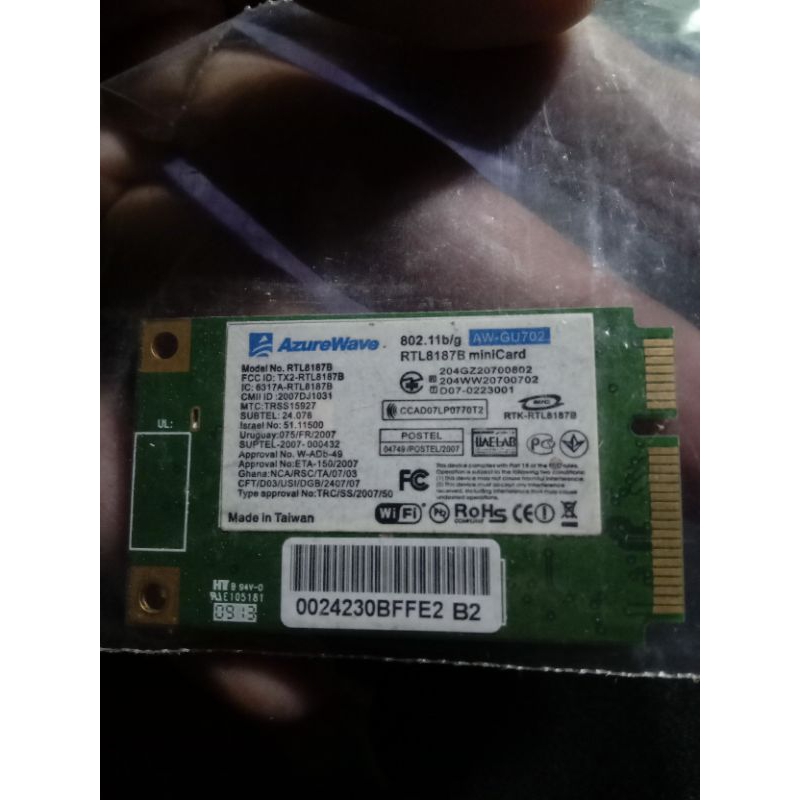 Wifi Card Laptop Jadul