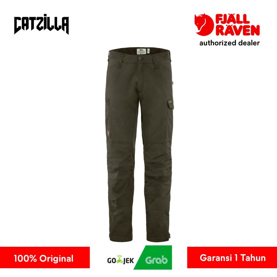 Celana Panjang Pria Fjallraven Kaipak Trousers - Dark Olive