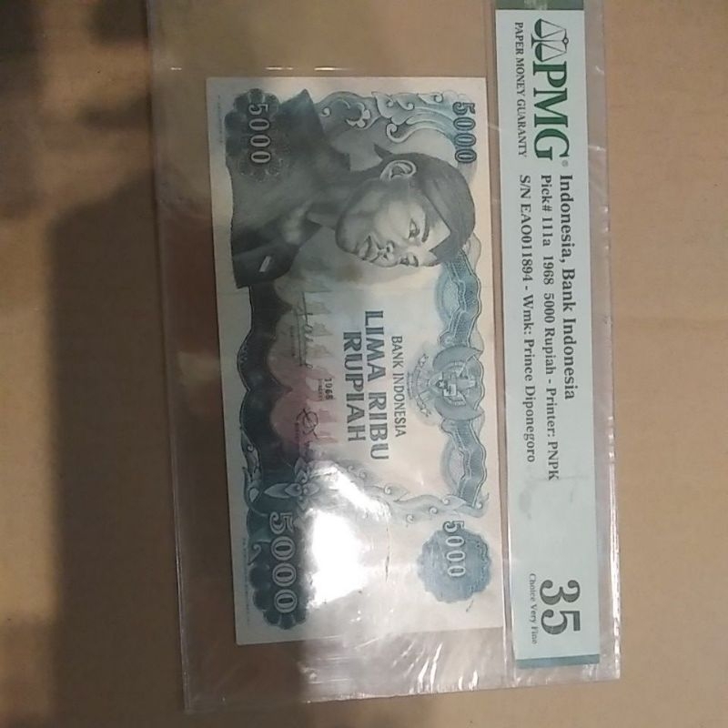 5000 sudirman 1968 pmg 35 cataran minor rust