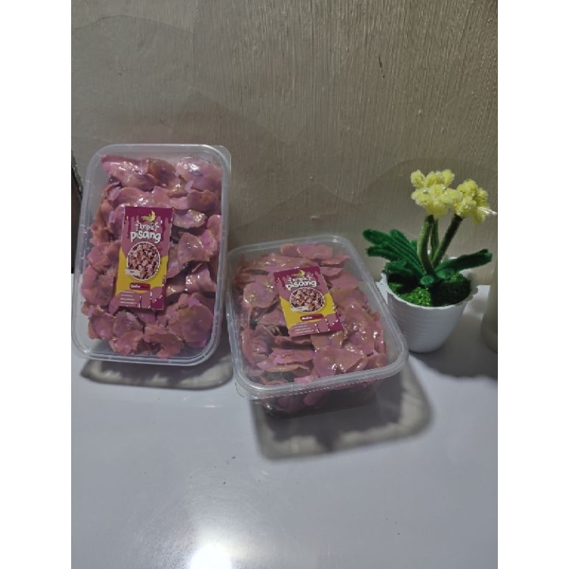 

KRIPIK PISANG LUMER RASA TARO/UBE BERAT BERISI 200GR