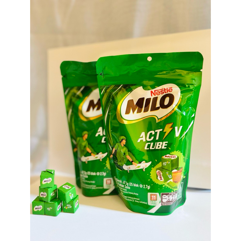 

Milo Activ Cubes 25 pcs (kotak kotak kecil), BACA DESKRIPSI