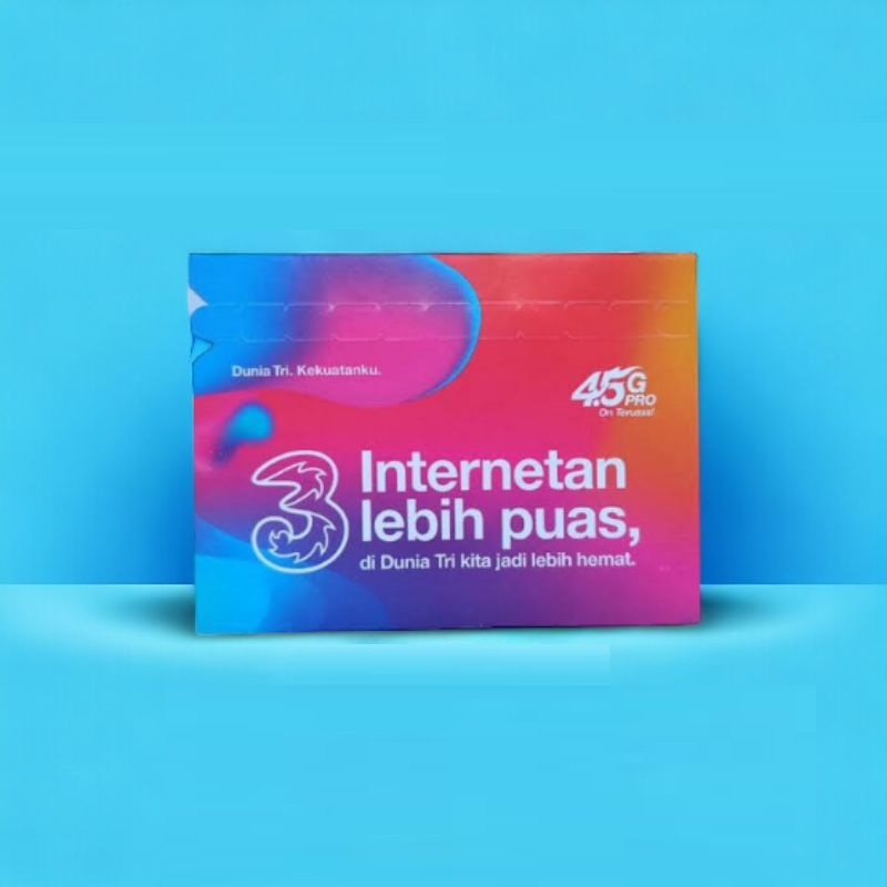 Kartu Perdana Tri Internet 10GB 30 Hari I Tri Happy 10GB 30 Hari FRESH