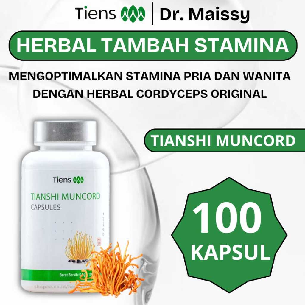Muncord Obat Kuat Alami Penambah Stamina Pria Cordyceps BPOM