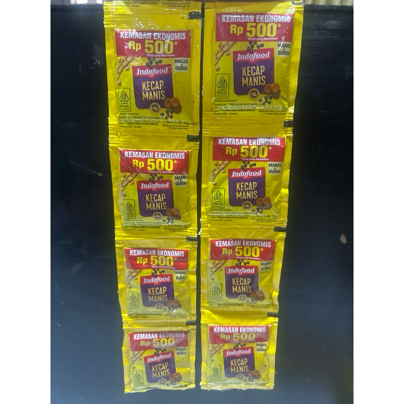 

Indofood Kecap Manis kemasan ekonomis Rp500 x 10 pcs