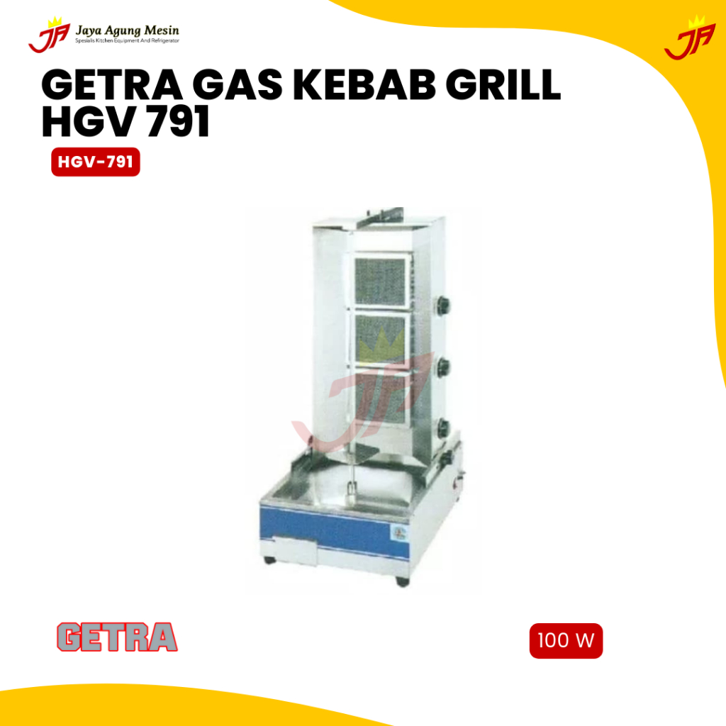GETRA GAS KEBAB GRILL HGV 791