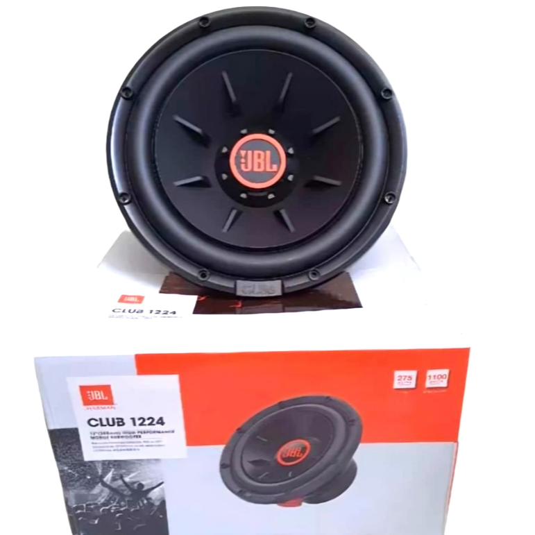 Speaker Subwoofer JBL Club 1224 12 Inch / Speaker Mobil JBL 12" Double Coil / Speaker JBL Club 12"
