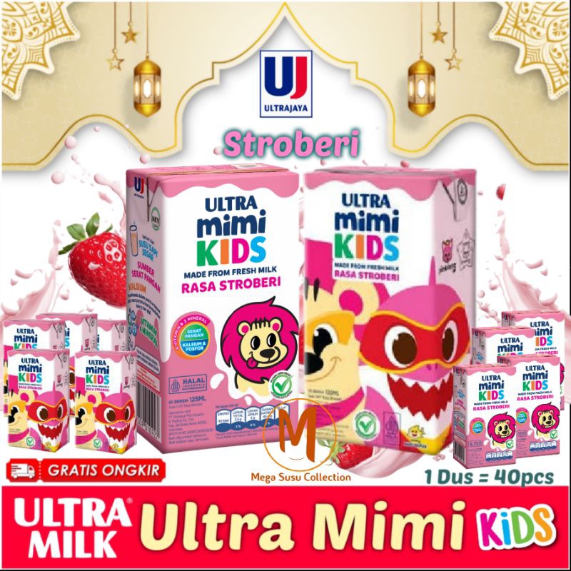 

Ultra Mimi Kids Stroberi 125ml