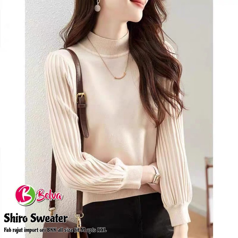 SHIRO NOIS • ARSYLA • SAVERA • AUREL • LEXY • BATWING SWEATER RAJUT IMPORT HALUS TEBAL ALLSIZE BY VA