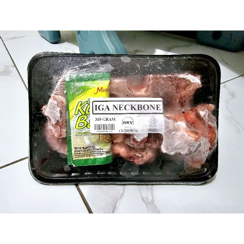 

Iga Neckbone 300 Gram + bumbu kuah bakso