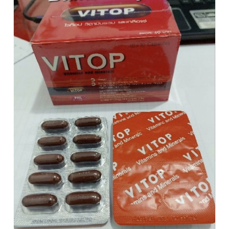 Vitop original obat vitamin mineral ayam laga original