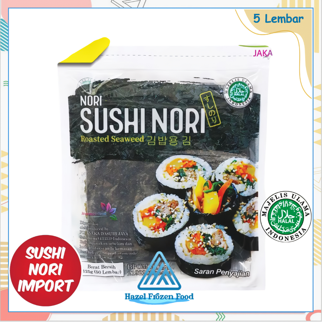 

Nori Sushi Nori 5 Lembar Karawang