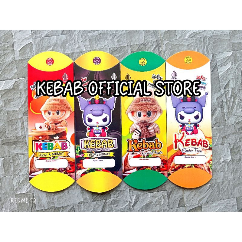 

KERTAS BUNGKUS KEBAB LABUBU VIRAL 100 LEMBAR 24x9 MURAH
