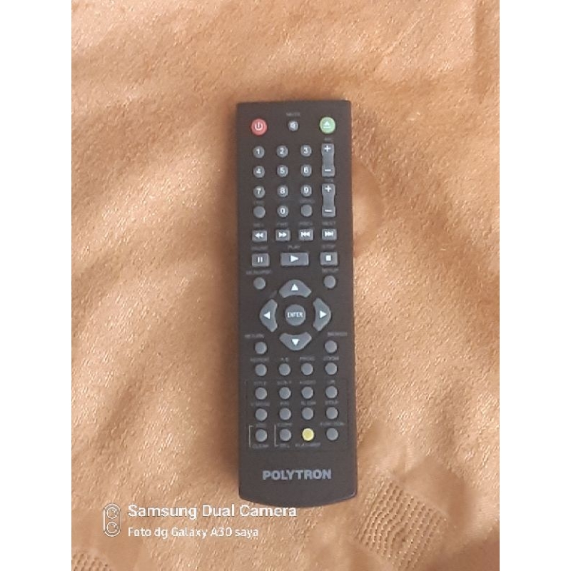 remote DVD DTIB original Polytron masih mulus normal siap pakai harga terjangkau