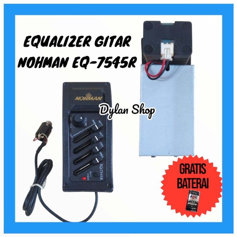 Preamp 7545R - Pick Up Gitar Akustik - Equalizer 7545 R Gitar Akustik Elektrik - EQ 7545r