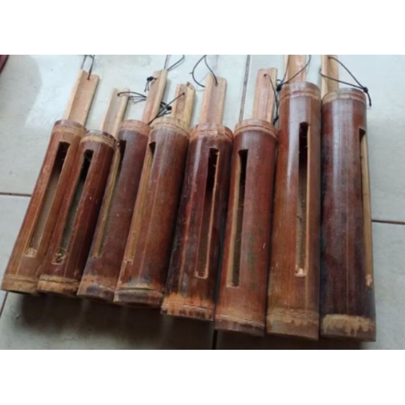 kentongan bambu hitam