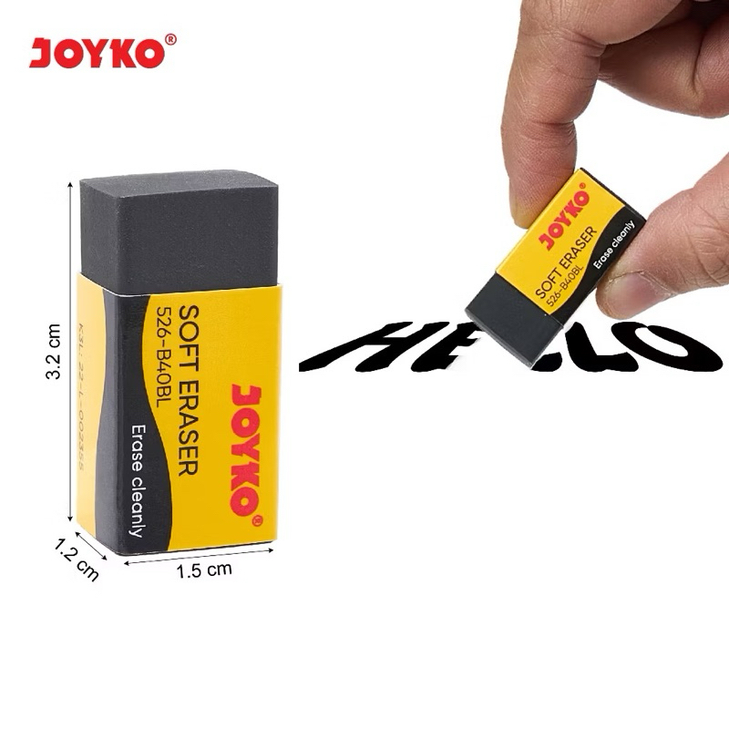 

Penghapus Pensil kecil Joyko 526 B40BL