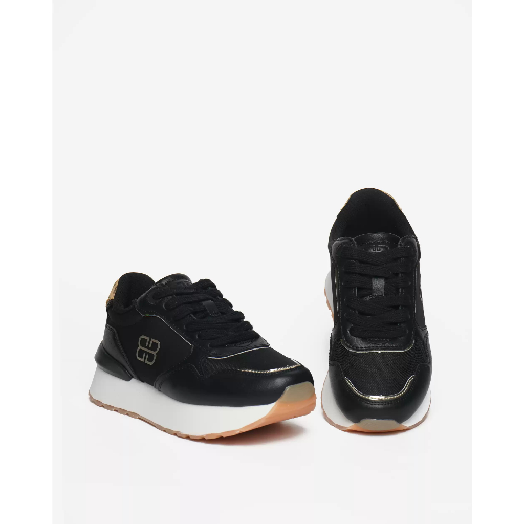 BUCCHERI DAPHNE Sepatu Sneakers Wanita Hitam-bl3072
