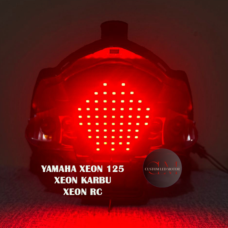CLM STOPLAMP YAMAHA XEON 125 XEON KARBU XEON RC XEON LAMA LAMPU REM RUNNING LED VARIASI MOTOR
