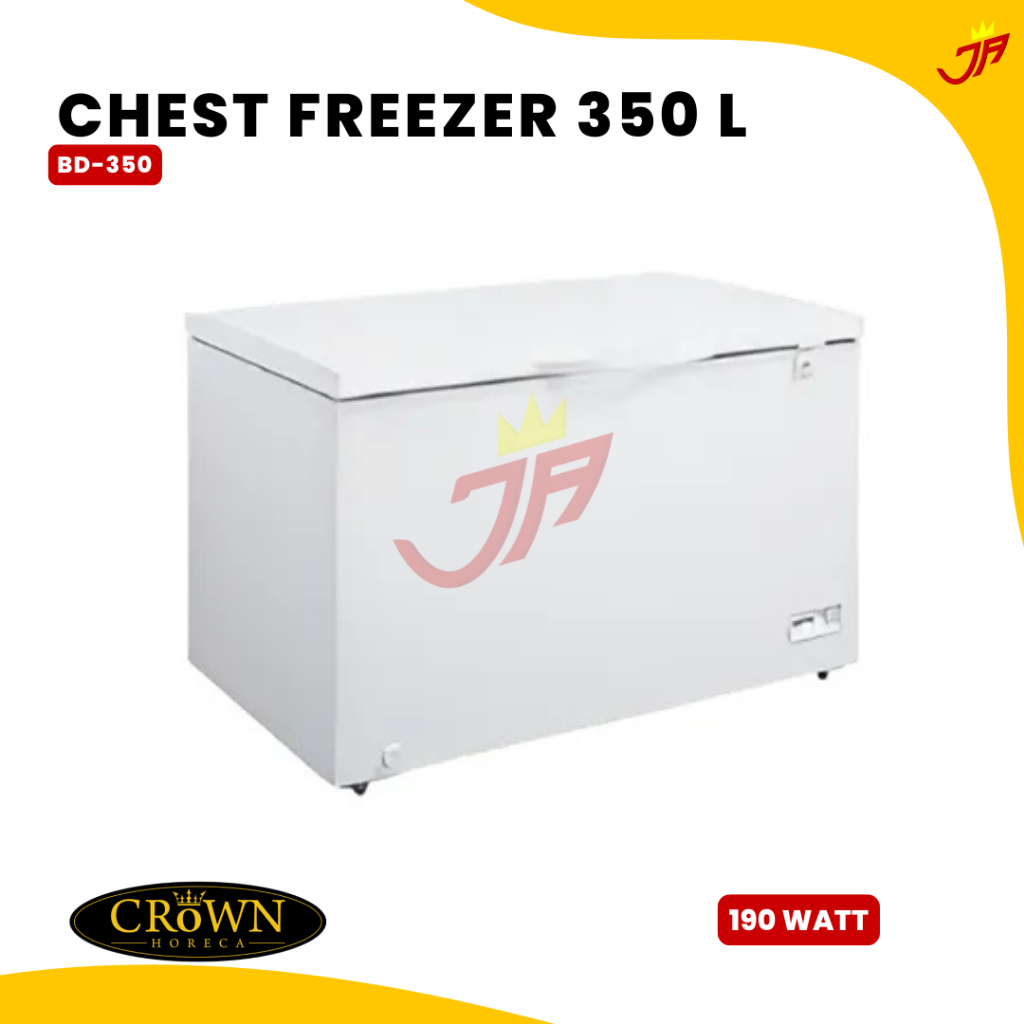 CROWN Chest Freezer BD-350 /Freezer Box 300liter/Freezer 300liter