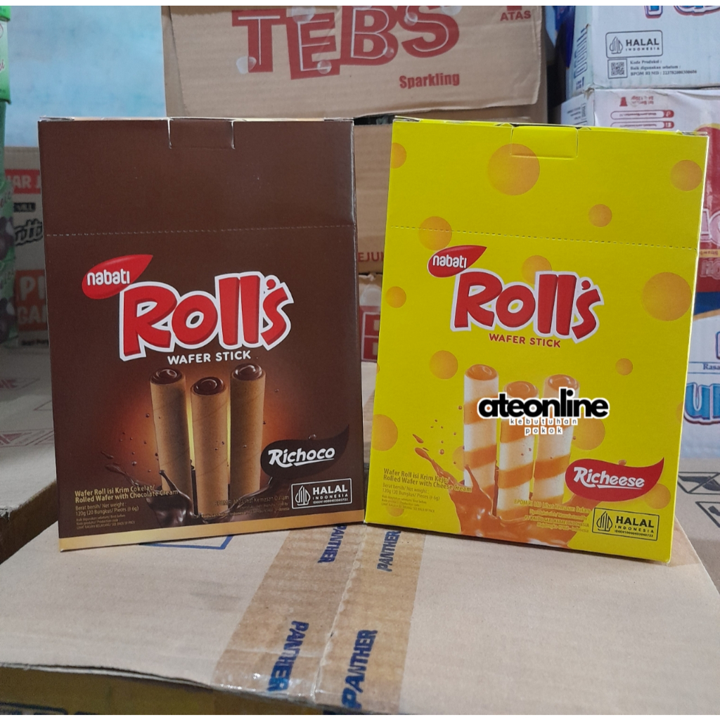 

Richesee Rolls 500 Keju Cokelat Box [isi 20pcs @8gr]