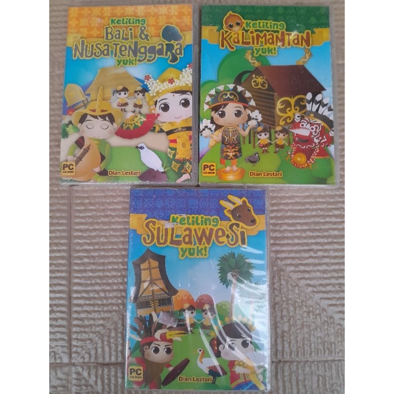 CD ROM untuk edukasi anak. Keliling Nusantara