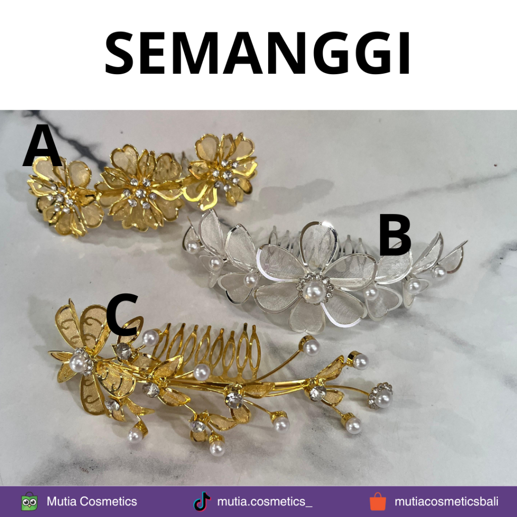 Semanggi Modern Premium Aksesoris Rambut Khas Bali