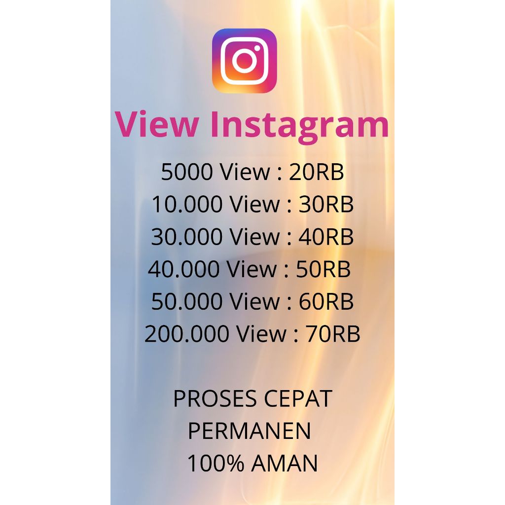 View feed instagram real harga murah dan aman