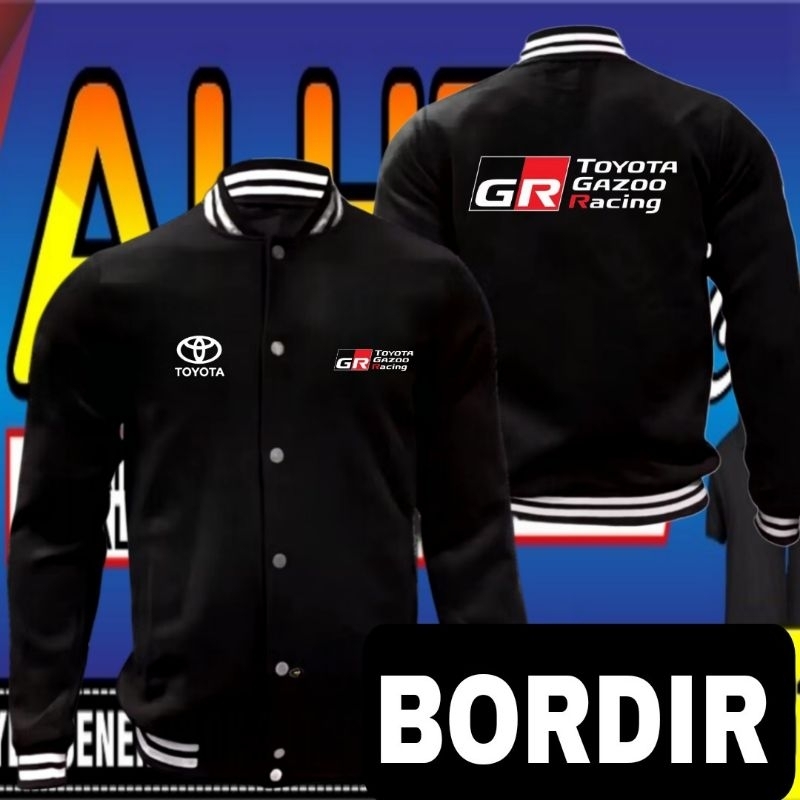 pul bordir jaket bordir Toyota racing Jaket bordir Toyota gazoo racing jaket Toyota gazoo racing jak