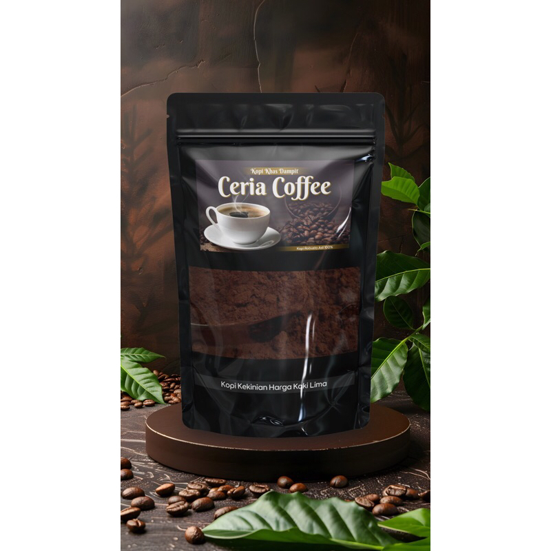 

BUY1GET1 CERIA COFFEE | KOPI DAMPIT | KOPI BUBUK | KOPI ROBUSTA BUBUK 200GR