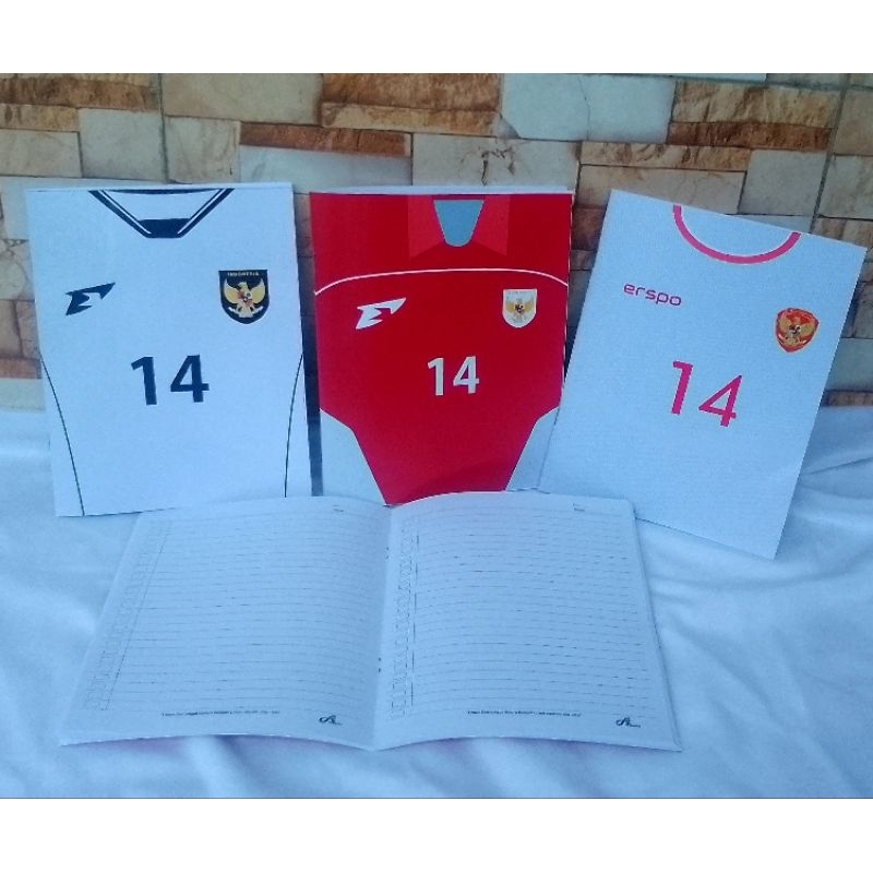 

Buku Tulis Custom Jersey Timnas Indonesia 38 Lembar/Buku Tulis, Buku Tulis Anak
